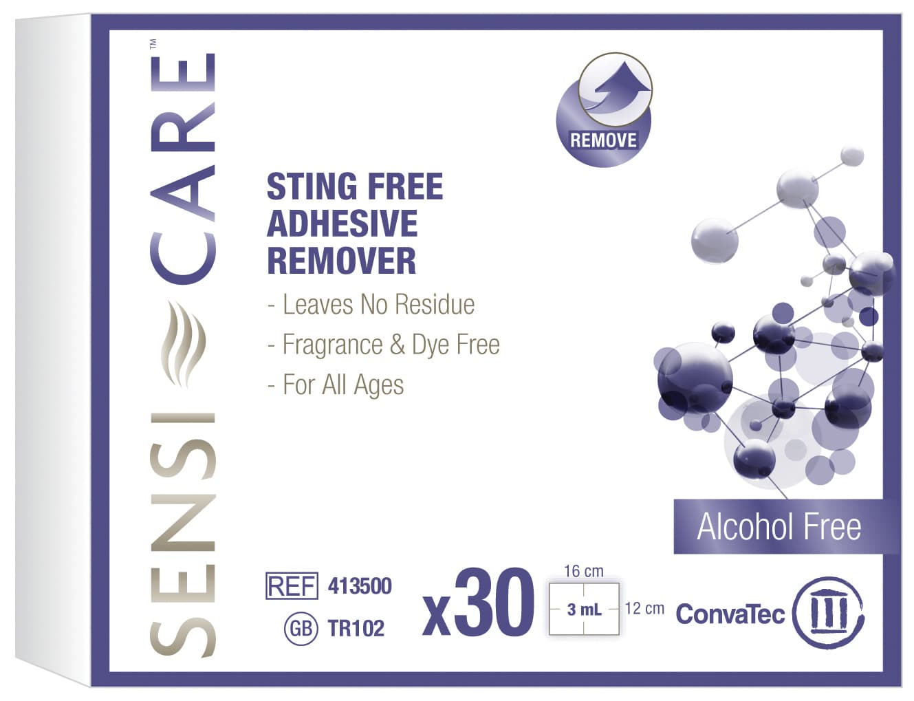 Convatec 低敏去膠抹布 Sensi Care Sting Free Adhesive Remover(30s)